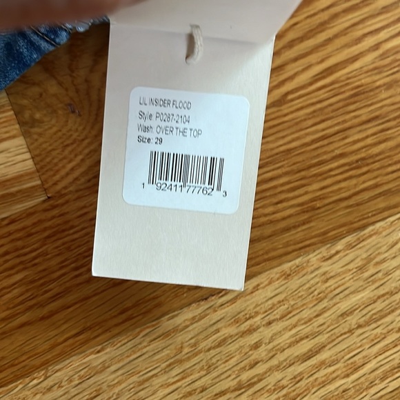 MOTHER LIL’ Insider Flood size 28 NWT READ - Picture 7 of 15